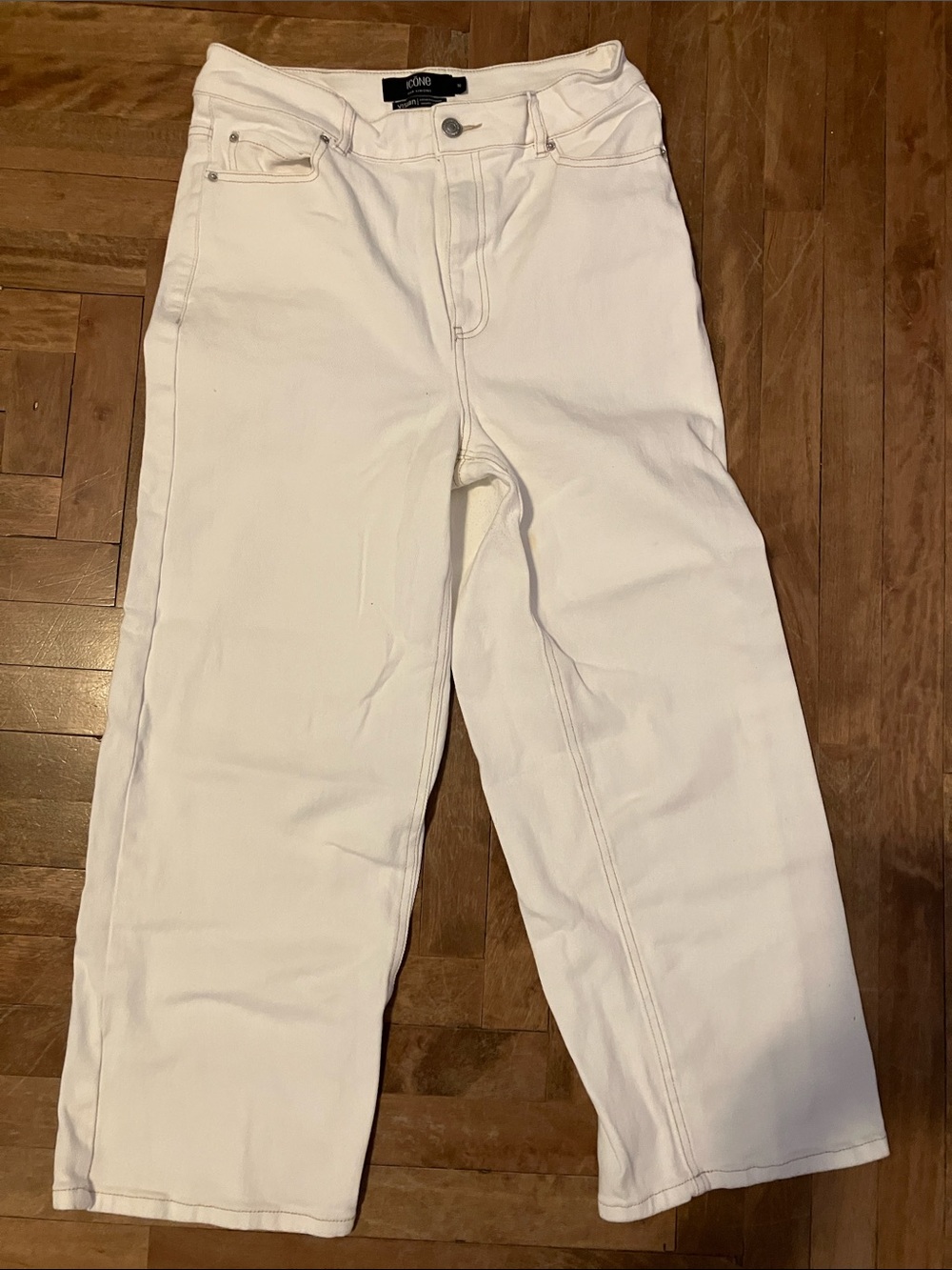 Simons Icône Wide Leg Cropped Jeans